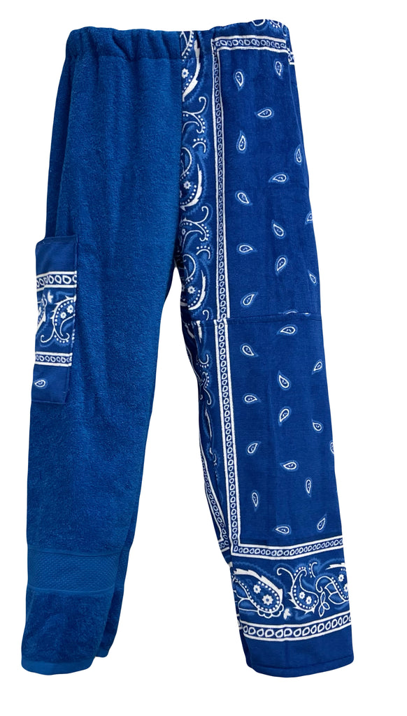 Royal Bandana Patchwork | Royal Blue Pants