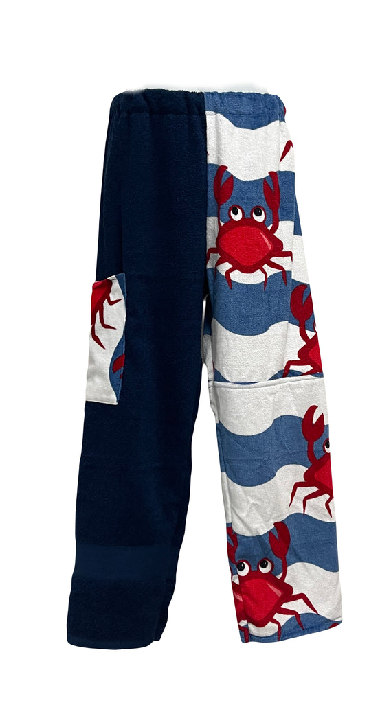 Crab Patchwork | Navy Pants