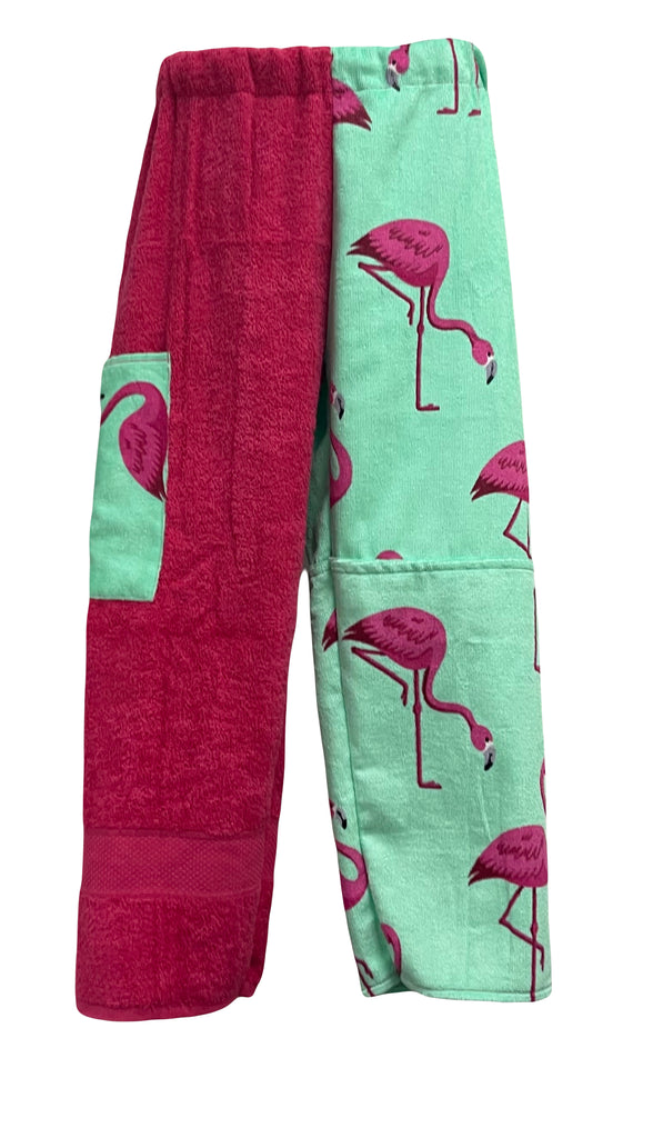 Flamingo Patchwork| Raspberry Pants