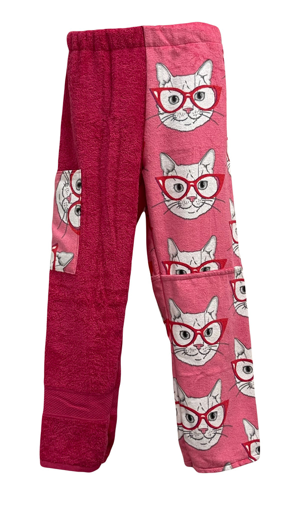 Hipster Kittens Patchwork | Raspberry Pants