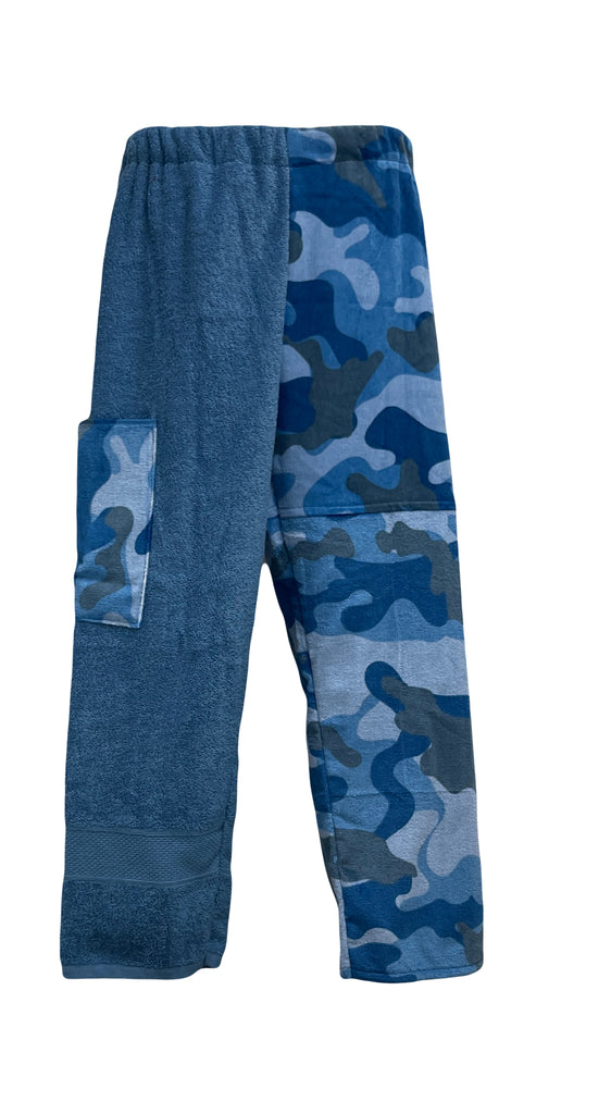 Blue Camo Patchwork | Blue Pants