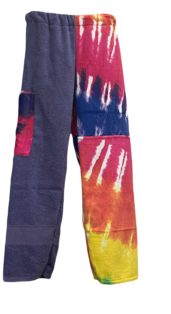 Pink Tie Dye Patchwork | Purple Pants
