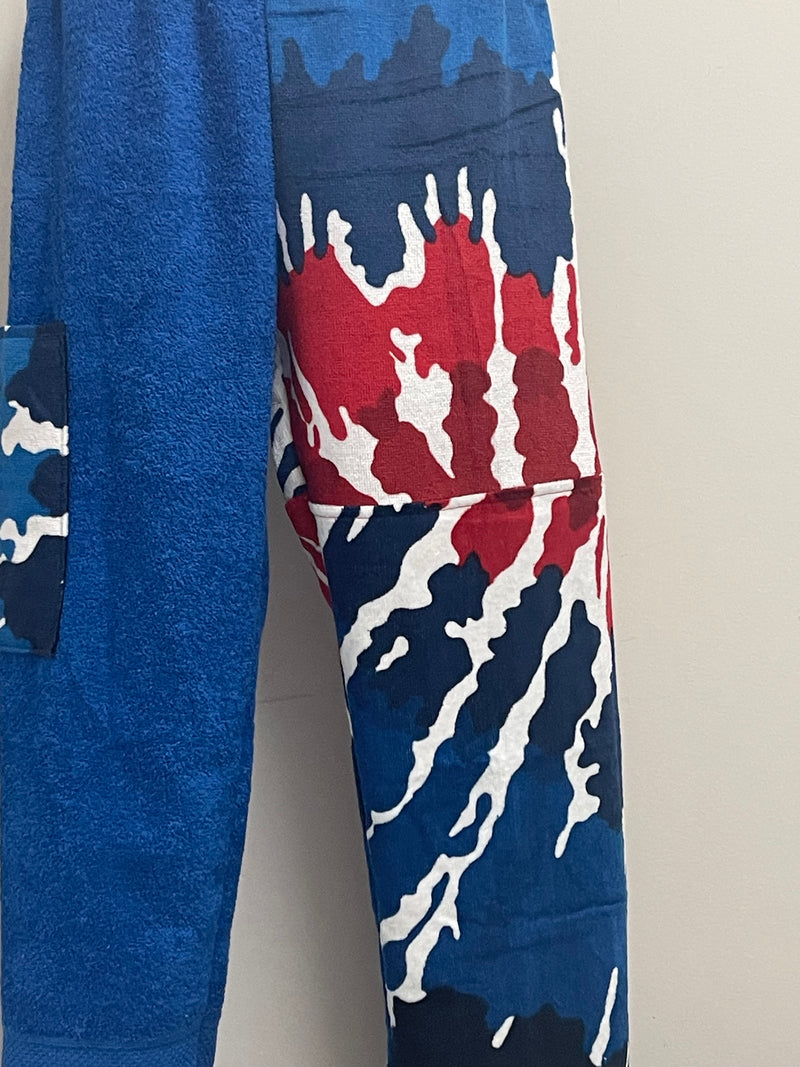 RWB Tie Dye Patchwork | Royal Blue Pants