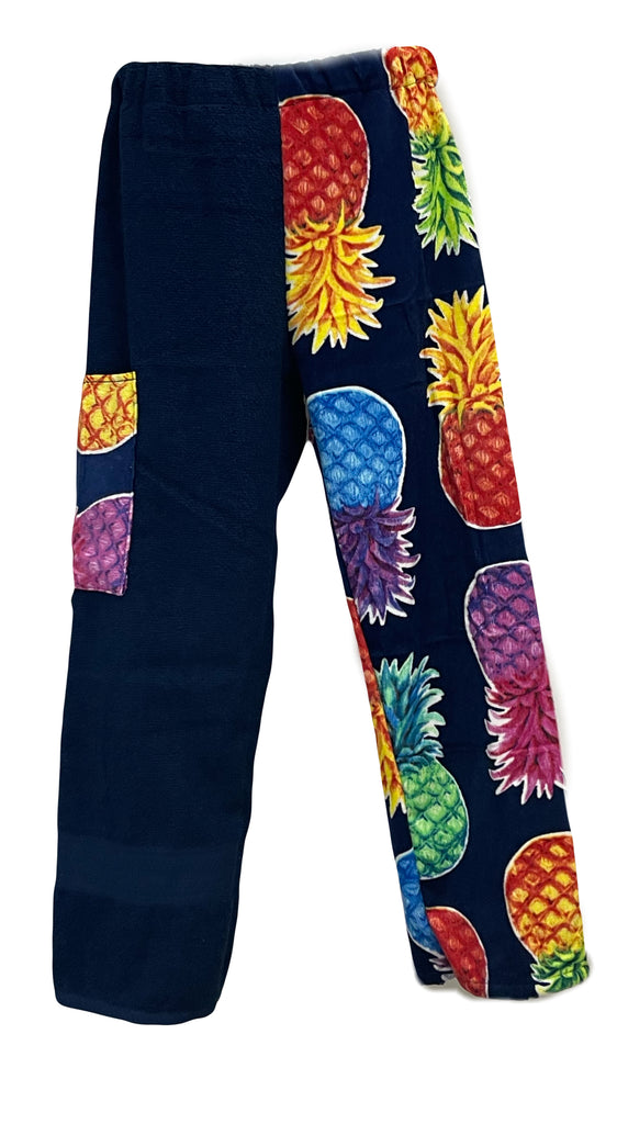 Navy Pineapple | Navy Pants