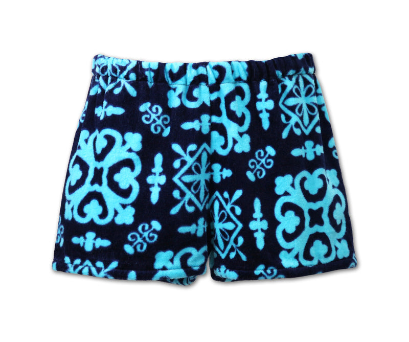 Blue Batik Shorts