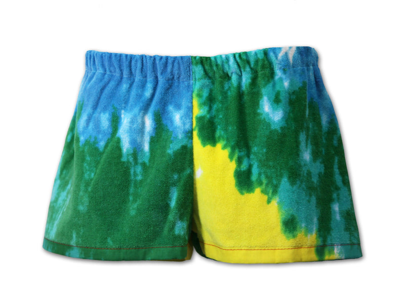 Tie Dye | Green Shorts
