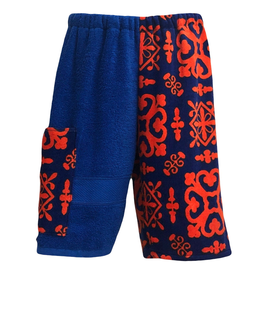 Orange Batik | Royal Blue Jammers